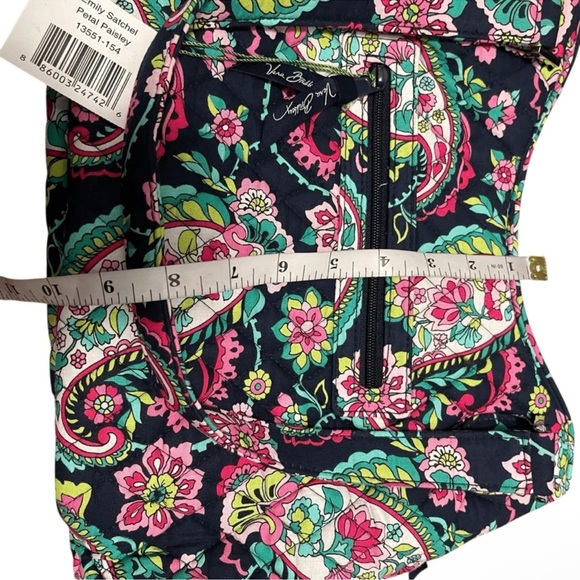 Vera Bradley Emily Satchel in Petal Paisley NWT - Picture 5 of 6